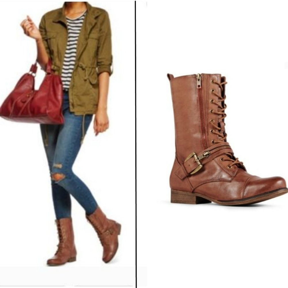 Brown Lace Up Karuna Boots NWOB